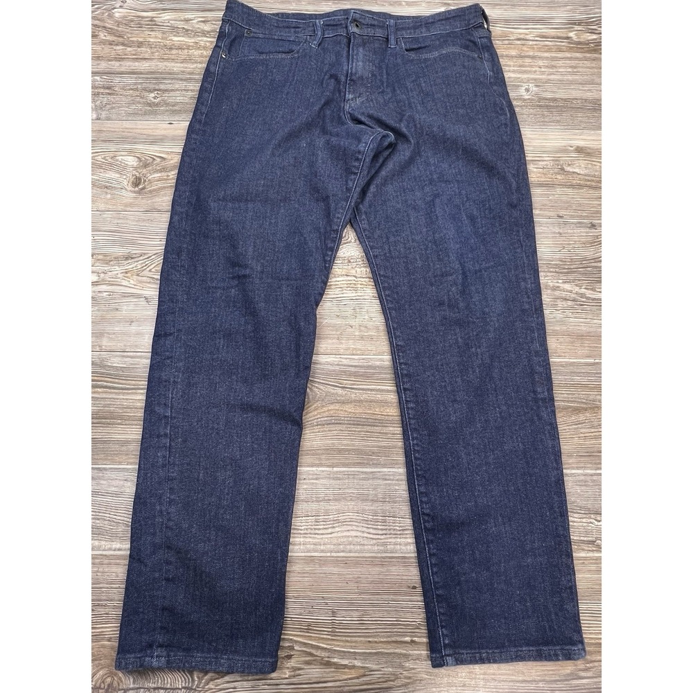 Bonobos Blue Denim Jeans Size 36x32 FITS 38x31 Athletic Fit Tapered Leg Stretch